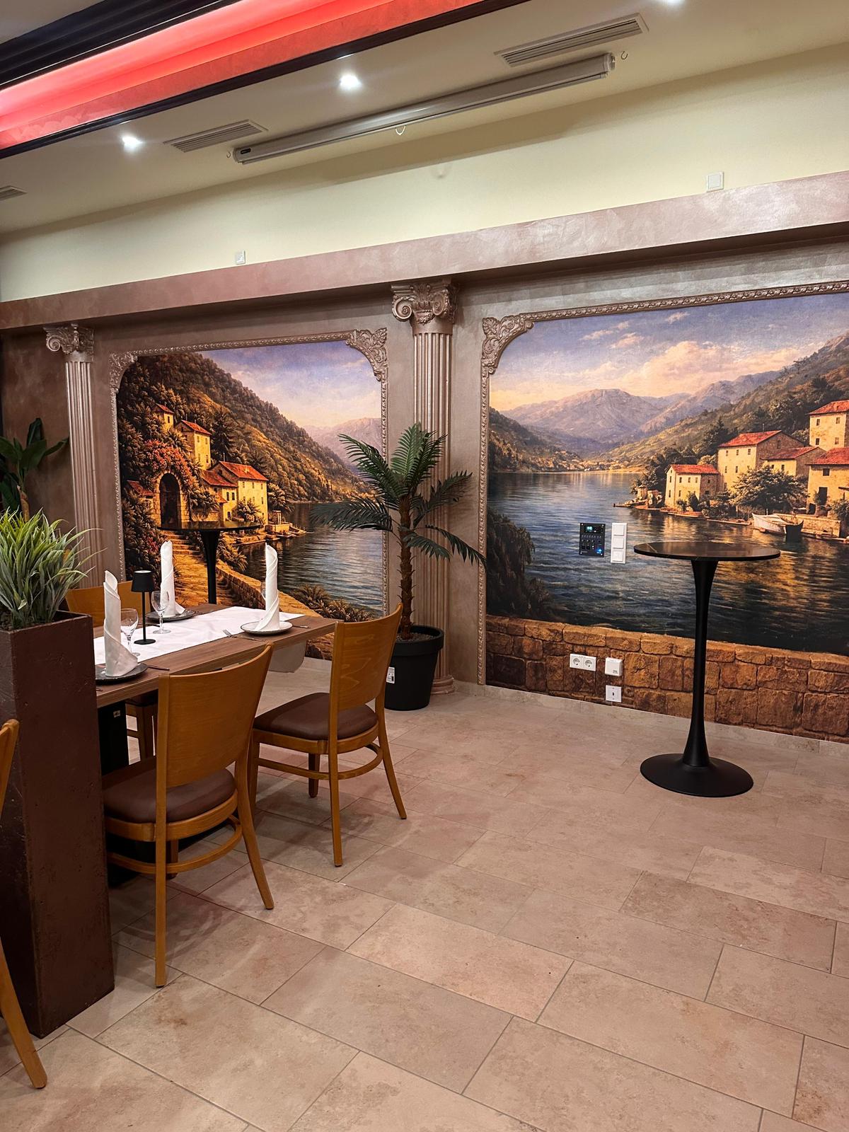 Italienisches Wandgemälde